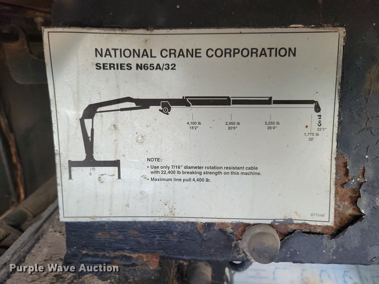 image for item LO9940 2004 Sterling LT7500  crane truck