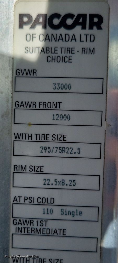 image for item LO9947 2014 Kenworth T370  truck cab and chassis