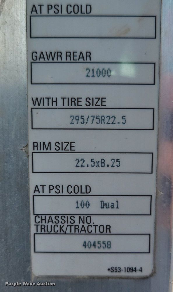 image for item LO9947 2014 Kenworth T370  truck cab and chassis