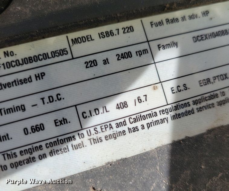 image for item LO9948 2014 Kenworth T370  truck cab and chassis