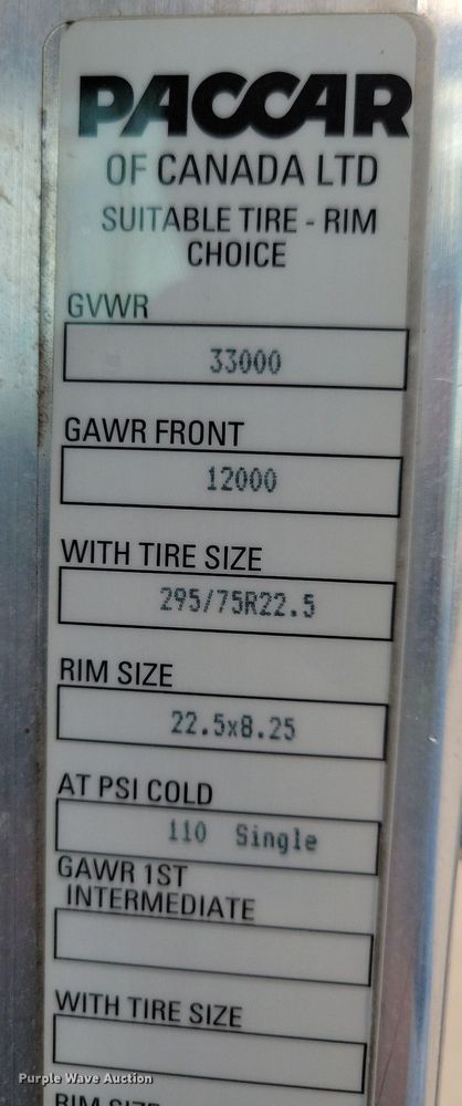 image for item LO9948 2014 Kenworth T370  truck cab and chassis