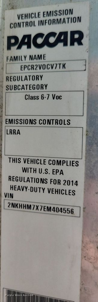 image for item LO9948 2014 Kenworth T370  truck cab and chassis