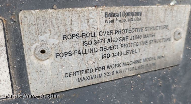 image for item LO9958 2006 Bobcat Toolcat 5600  utility vehicle