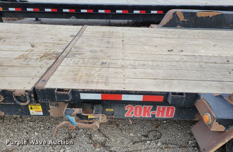 image for item LO9960 2021 B-B Trailers TBCT2220ET-10K  tilt deck equipment trailer