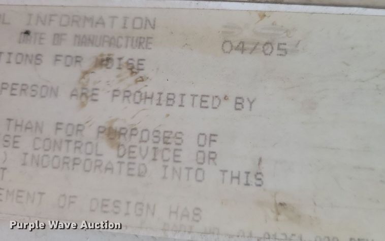 image for item LO9964 2006 Sterling A9500  truck cab and chassis