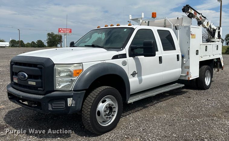 image for item LV9060 2012 Ford F550 Super Duty  Crew Cab utility / service truck