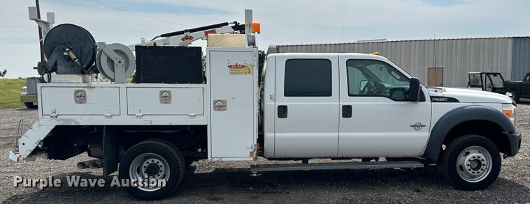image for item LV9060 2012 Ford F550 Super Duty  Crew Cab utility / service truck