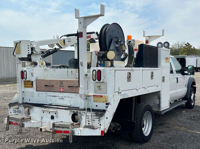 image for item LV9060 2012 Ford F550 Super Duty  Crew Cab utility / service truck