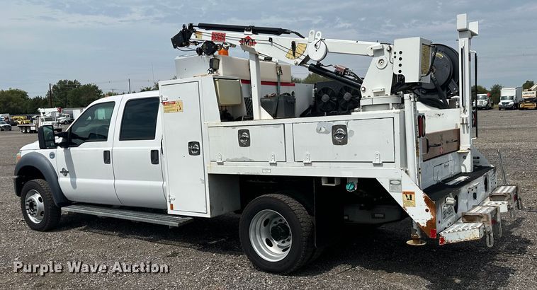 image for item LV9060 2012 Ford F550 Super Duty  Crew Cab utility / service truck