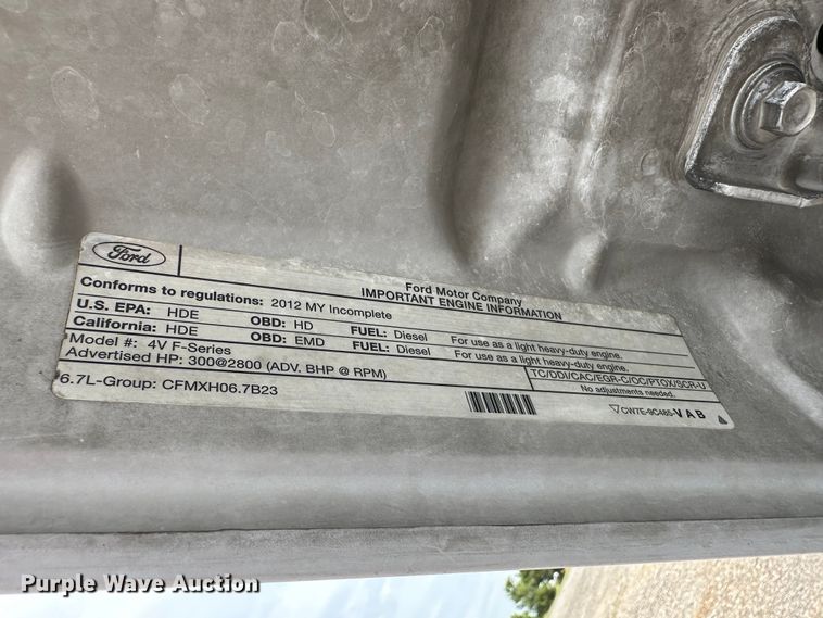 image for item LV9060 2012 Ford F550 Super Duty  Crew Cab utility / service truck