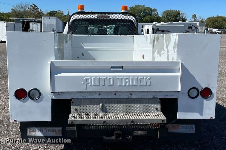 image for item LV9108 2014 Ford F350  Crew Cab utility bed pickup truck