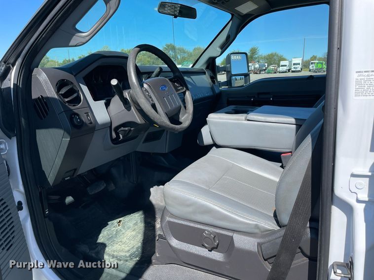 image for item LV9108 2014 Ford F350  Crew Cab utility bed pickup truck