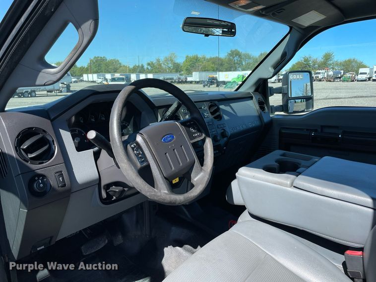 image for item LV9108 2014 Ford F350  Crew Cab utility bed pickup truck