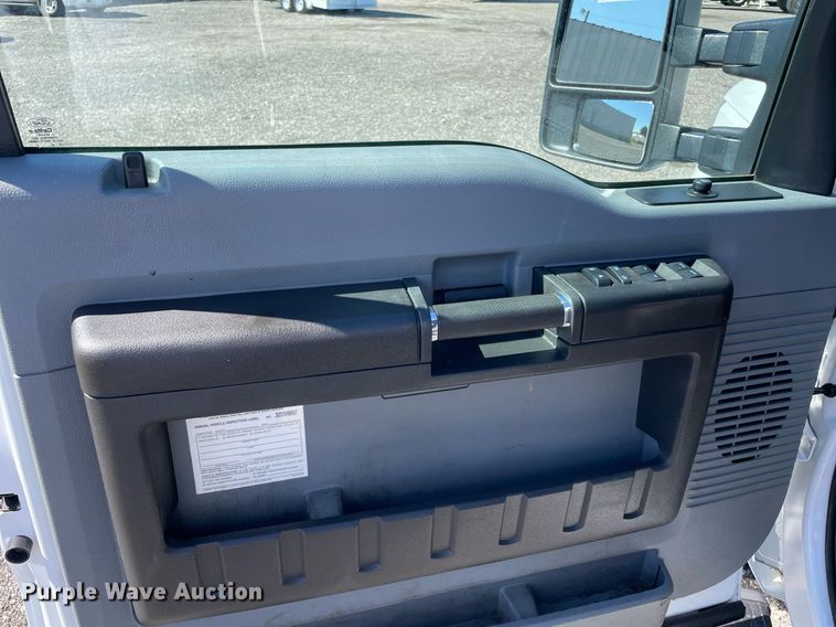 image for item LV9108 2014 Ford F350  Crew Cab utility bed pickup truck