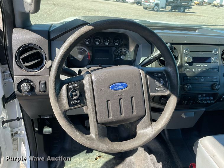 image for item LV9108 2014 Ford F350  Crew Cab utility bed pickup truck