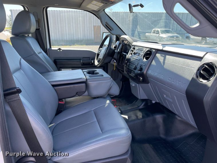 image for item LV9108 2014 Ford F350  Crew Cab utility bed pickup truck