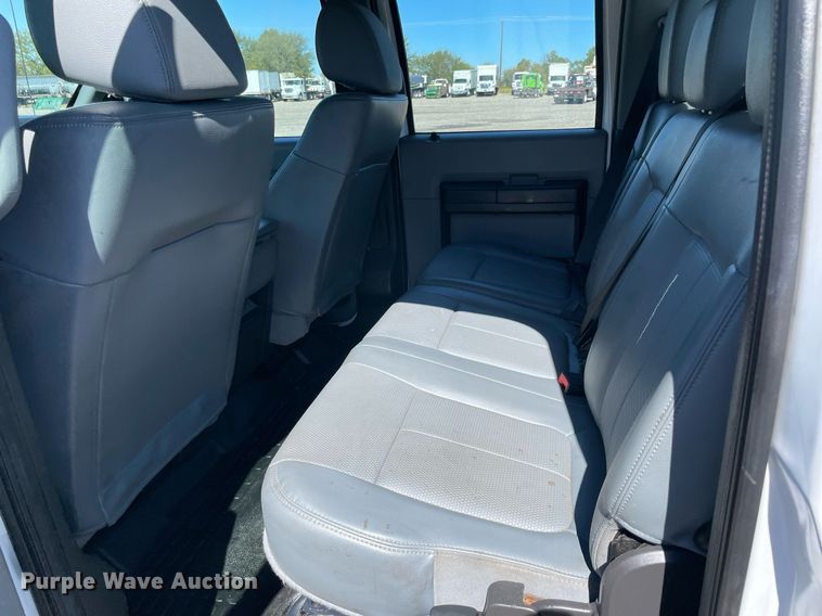 image for item LV9108 2014 Ford F350  Crew Cab utility bed pickup truck