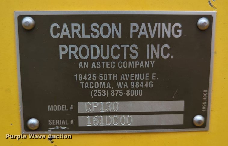image for item LY9438 2020 Carlson CP130  paver