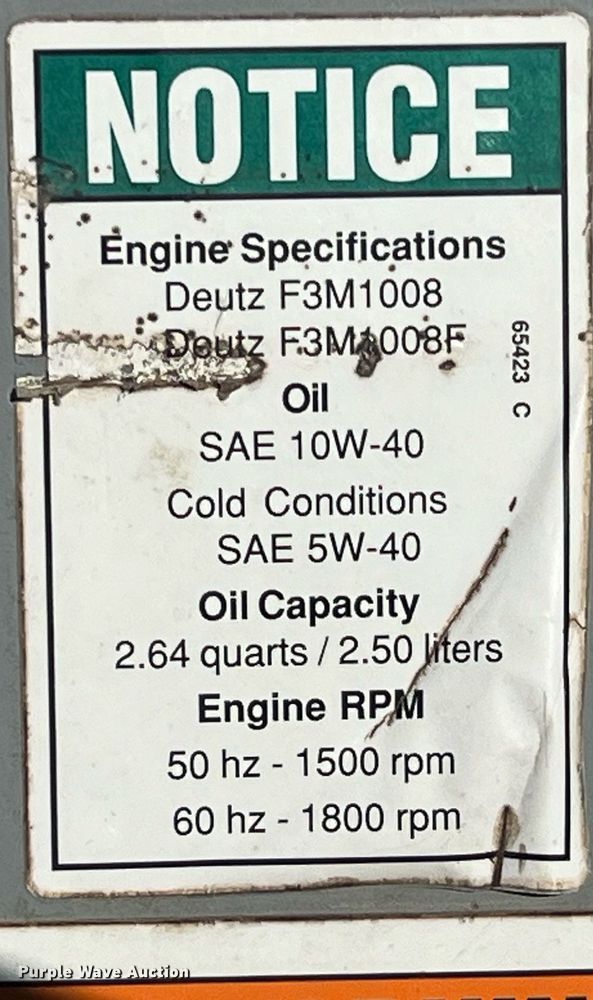 image for item ME9295 2006 Genie TML-4000N  light plant