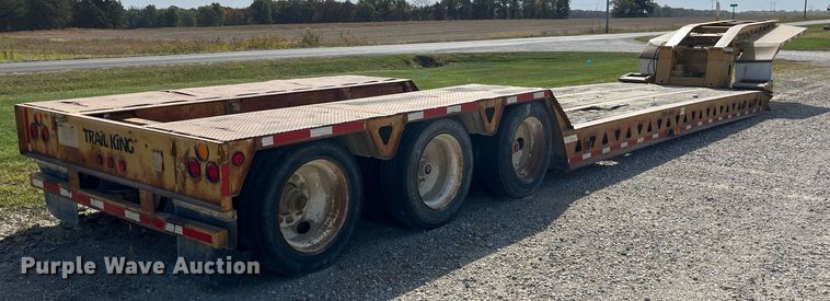 image for item MG9526 1997 Trail King TK80HDG-463  lowboy equipment trailer
