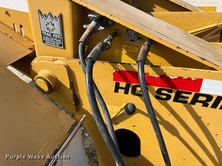 image for item MG9526 1997 Trail King TK80HDG-463  lowboy equipment trailer