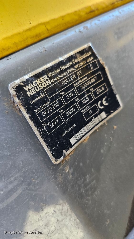 image for item MH9495 2011 Wacker Neuson RTSC2  trench compactor