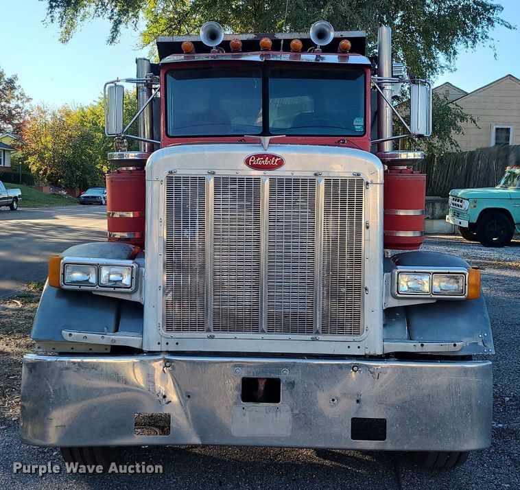 image for item MJ9481 1987 Peterbilt 379  dump truck