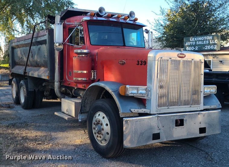 image for item MJ9481 1987 Peterbilt 379  dump truck