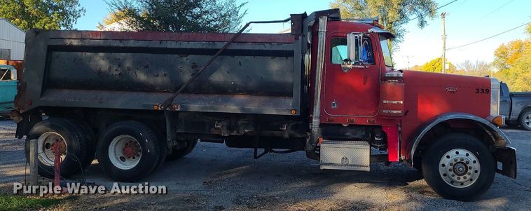 image for item MJ9481 1987 Peterbilt 379  dump truck