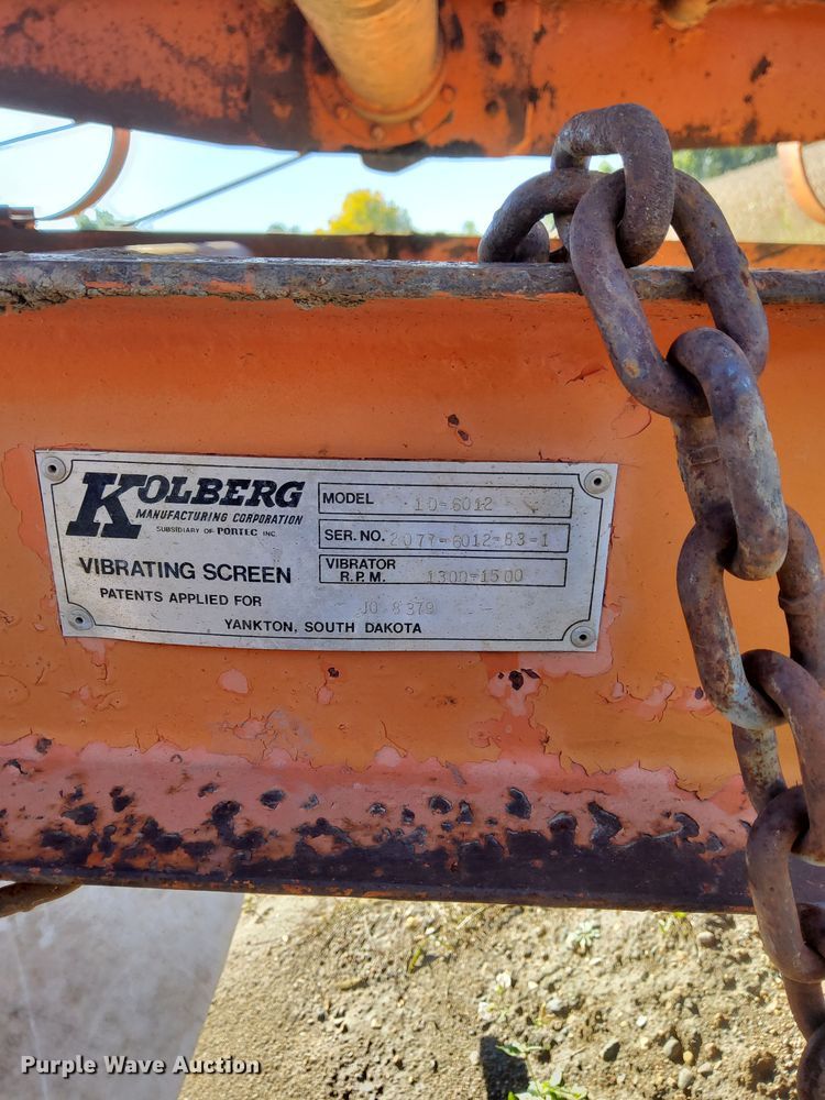 image for item MQ9495 Kohlberg 1D-6012  dozer trap conveyor