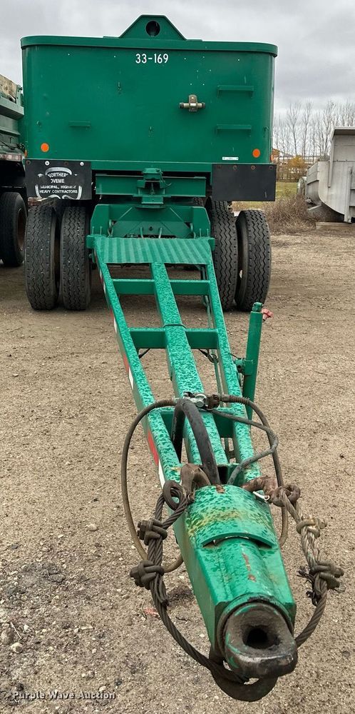 image for item MQ9511 1986 Lode Master GT 13  end dump pup trailer