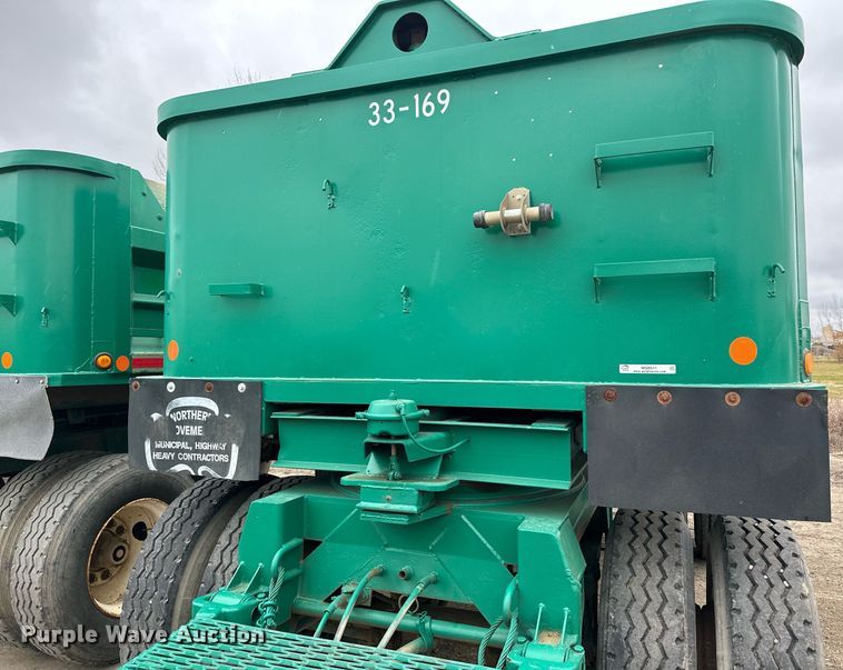 image for item MQ9511 1986 Lode Master GT 13  end dump pup trailer