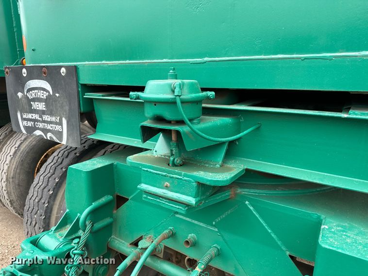 image for item MQ9511 1986 Lode Master GT 13  end dump pup trailer