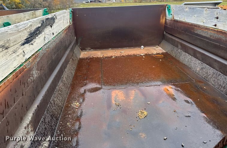 image for item MQ9511 1986 Lode Master GT 13  end dump pup trailer