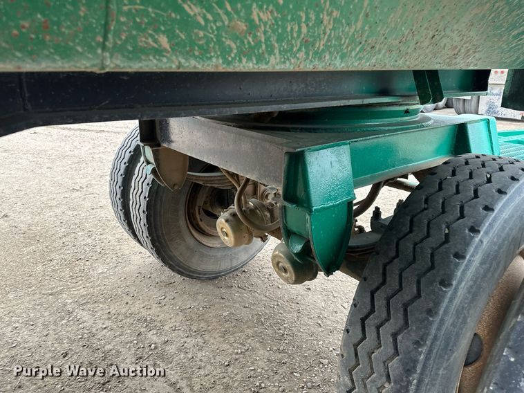 image for item MQ9511 1986 Lode Master GT 13  end dump pup trailer