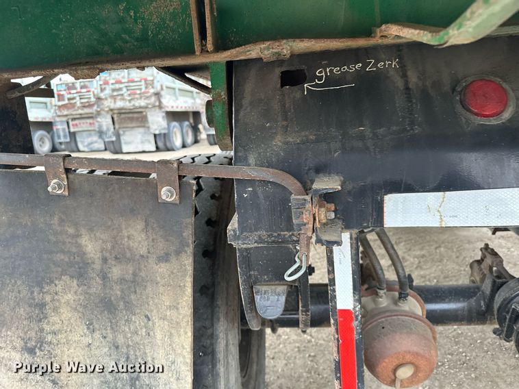 image for item MQ9511 1986 Lode Master GT 13  end dump pup trailer