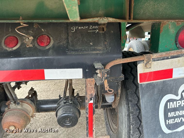 image for item MQ9511 1986 Lode Master GT 13  end dump pup trailer