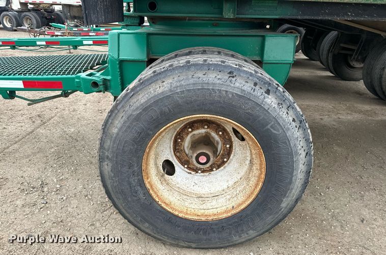 image for item MQ9511 1986 Lode Master GT 13  end dump pup trailer