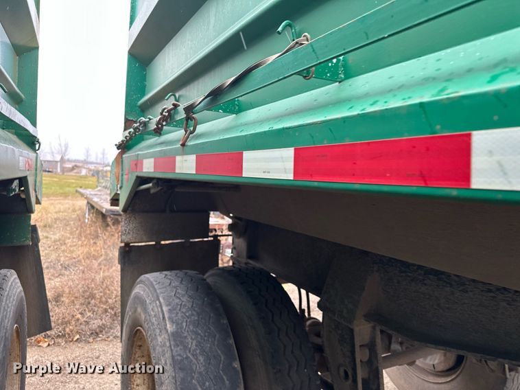 image for item MQ9512 1986 Lode Master G13  end dump pup trailer