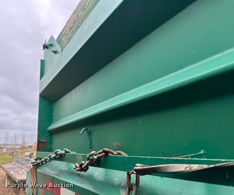 image for item MQ9512 1986 Lode Master G13  end dump pup trailer