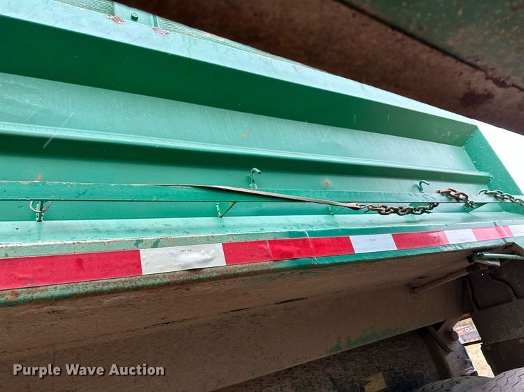 image for item MQ9512 1986 Lode Master G13  end dump pup trailer