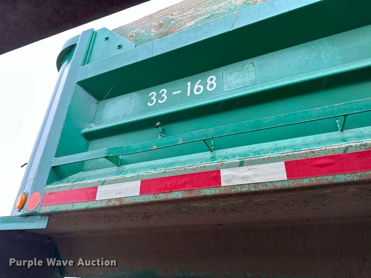 image for item MQ9512 1986 Lode Master G13  end dump pup trailer