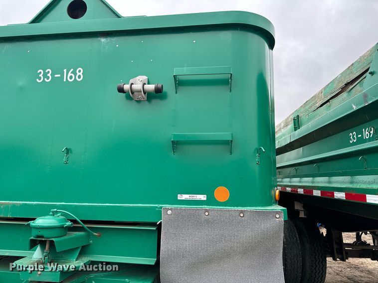 image for item MQ9512 1986 Lode Master G13  end dump pup trailer