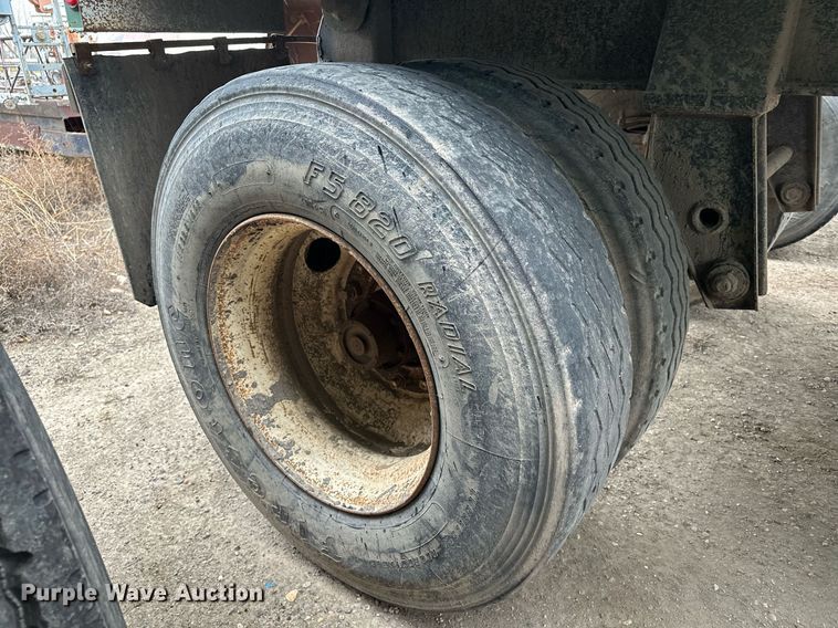 image for item MQ9512 1986 Lode Master G13  end dump pup trailer