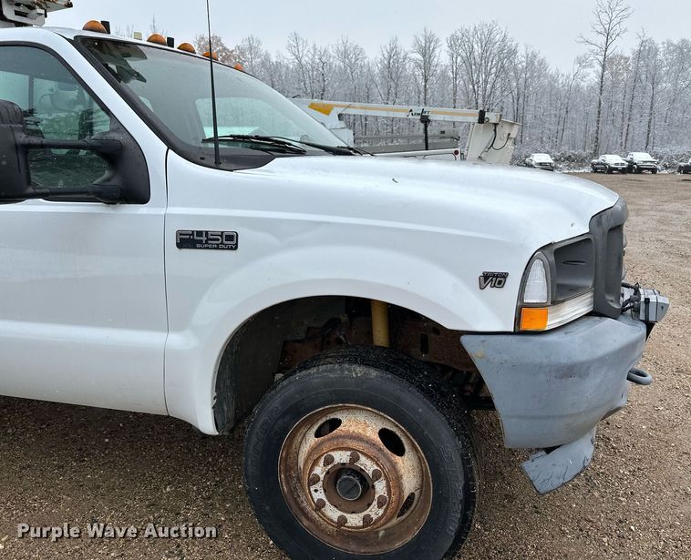 image for item MQ9524 2002 Ford F450 Super Duty  bucket truck