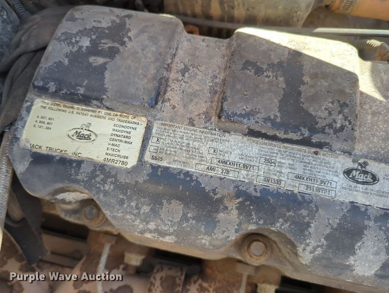 image for item MX9460 2005 Mack CV Granite  dump truck