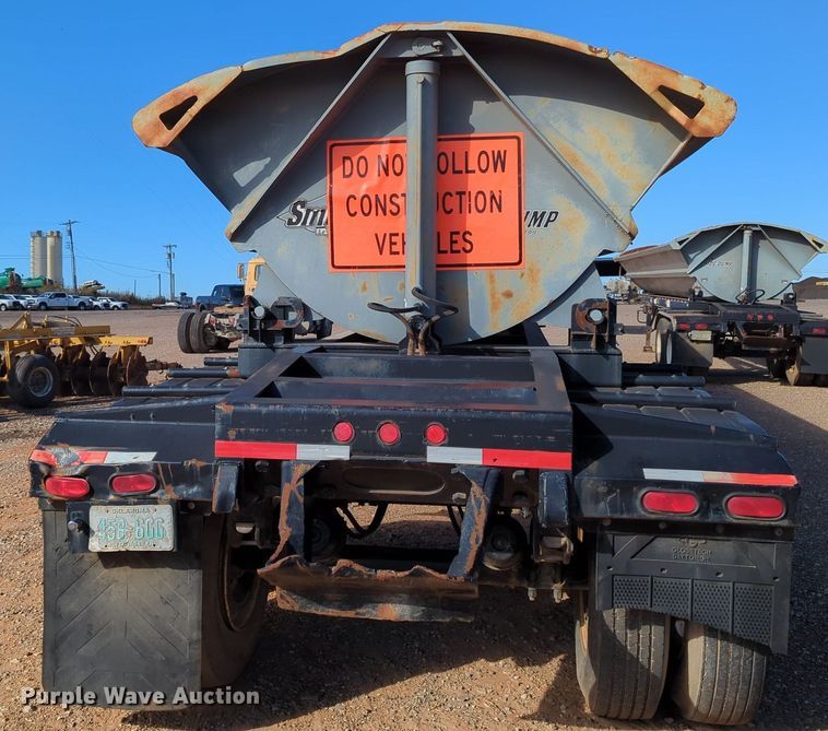 image for item MX9470 1999 Smithco  side dump trailer