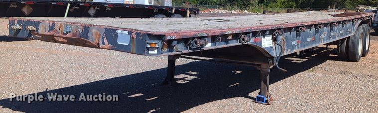 image for item MX9474 1974 Brown  flatbed trailer