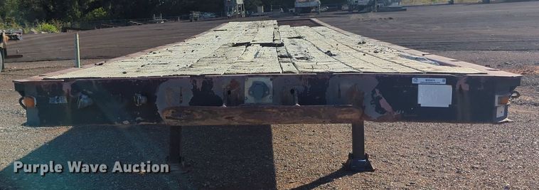 image for item MX9474 1974 Brown  flatbed trailer