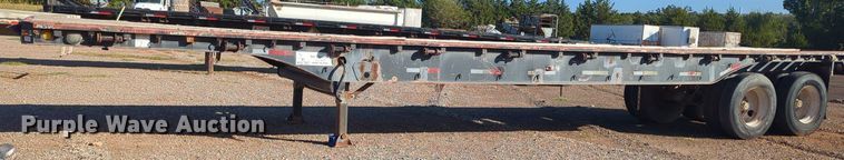 image for item MX9474 1974 Brown  flatbed trailer